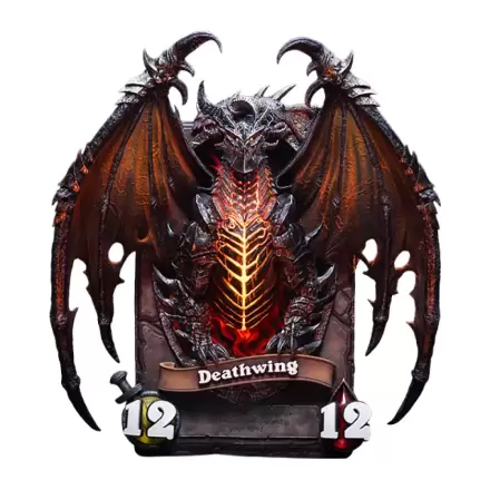 Hearthstone Statueta cu rama 3D Art Deathwing 34 cm poza produsului