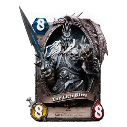 Statuetă Tablou 3D Hearthstone The Lich King 31 cm poza produsului