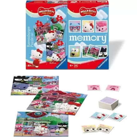 Hello Kitty 3 puzzle-uri și memory multipack poza produsului