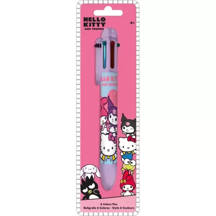 Hello Kitty and Friends Pen 6 culori poza produsului