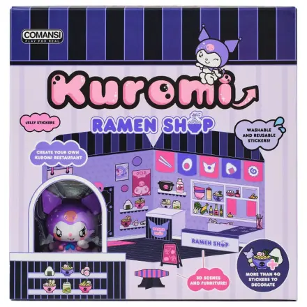 Hello Kitty and Friends Mini figurina autocolant Casa Kuromi Ramen Shop poza produsului