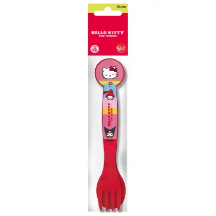 Hello Kitty and Friends Set tacamuri din plastic - 2 piese poza produsului