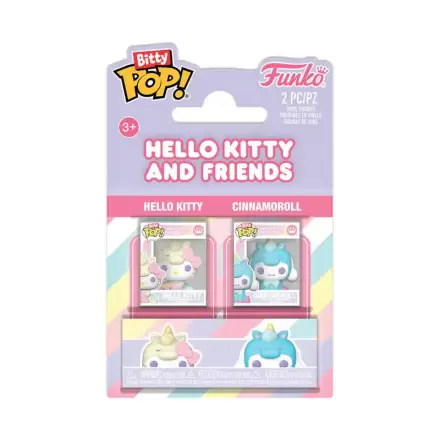 Hello Kitty Bitty Funko POP! Figurine din Vinil, set de 2 bucati HK & Cinnamonroll poza produsului