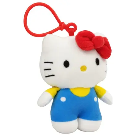 Hello Kitty Blue Dress figurina de pluș 3D cu umeraș, talisman pentru geantă 13 cm poza produsului