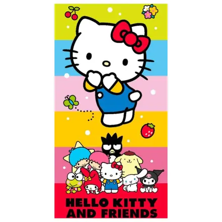 Hello Kitty Cute Friends Prosop 70x140 cm poza produsului