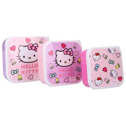 Hello Kitty Snackbox Set Fresh Bites 12 cm poza produsului