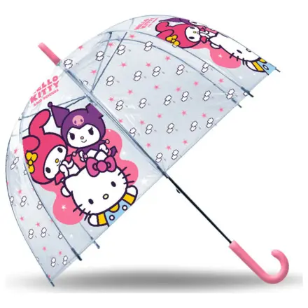 Hello Kitty Friends Transparent Kids' Umbrela Ø70 cm poza produsului