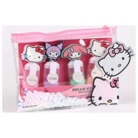 Hello Kitty & Friends set de 4 mini markere tip cap poza produsului