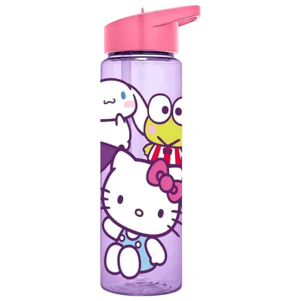 Hello Kitty and Friends Sticla de apa din plastic cu pai 600 ml poza produsului