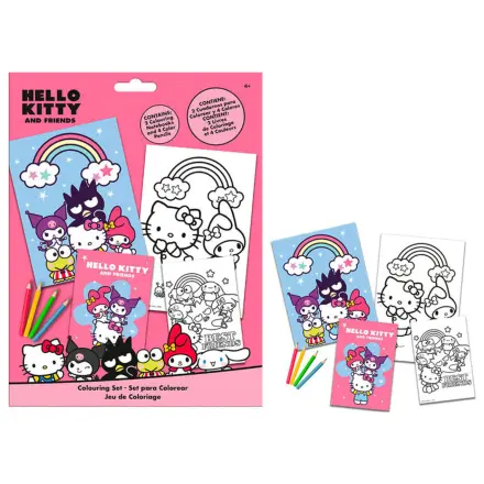 Hello Kitty Friends Set de colorat poza produsului