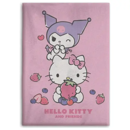 Hello Kitty Fruits patura fleece poza produsului