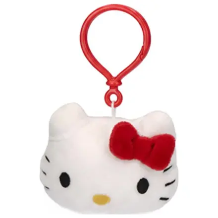 Hello Kitty Head 3D Figurina Plus Hanger, Charm Geanta 11 cm poza produsului