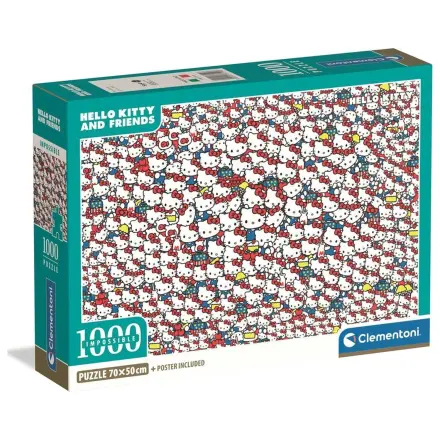Hello Kitty impossible puzzle 1000 piese poza produsului