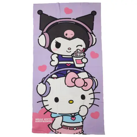 Hello Kitty Kuromi microfibre prosop de plaja poza produsului