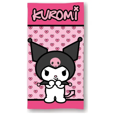 Hello Kitty Kuromi Roz Prosop de baie, Prosop de plaja poza produsului