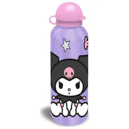 Hello Kitty Kuromi Purple sticla de apa din aluminiu cu capac de baut 500 ml poza produsului
