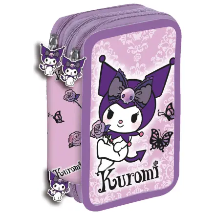 Hello Kitty Kuromi Purple triple penar poza produsului