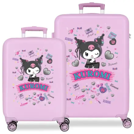 Hello Kitty Kuromi Retropop ABS set de 2 valize trolley 55/65cm poza produsului