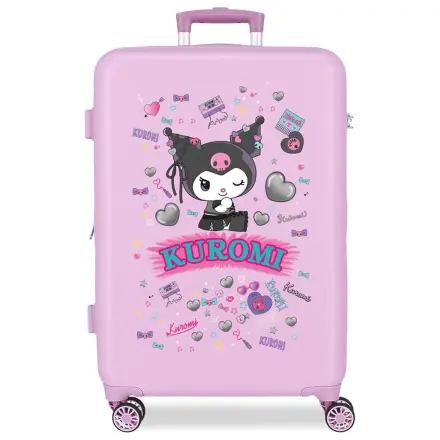 Hello Kitty Kuromi Retropop ABS troler valiza 65cm poza produsului