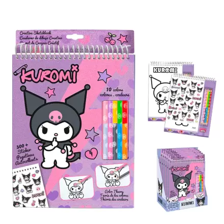 Hello Kitty Kuromi set de colorat și creioane poza produsului