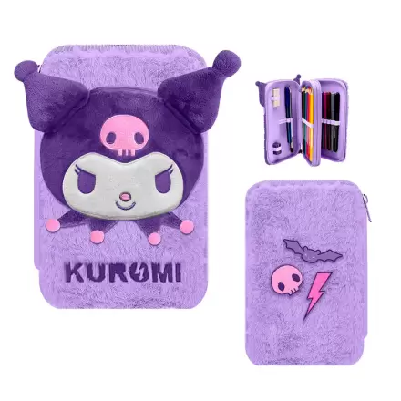 Hello Kitty Kuromi etui dublu pentru creioane poza produsului