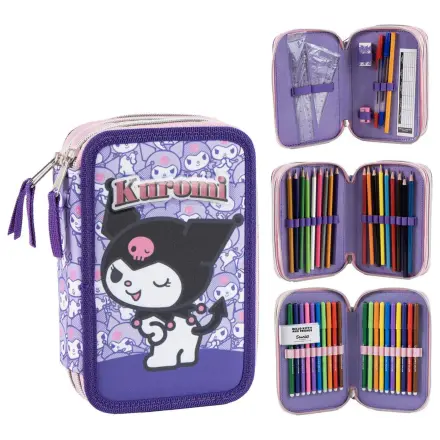 Hello Kitty Kuromi penar triplu poza produsului