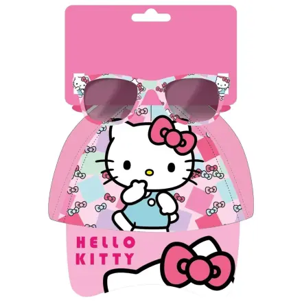 Hello Kitty Lovely Day Set Ochelari de soare și șapcă de baseball poza produsului