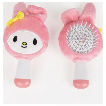 Hello Kitty Melody Mini Plush Perie de par Pieptene 13 cm poza produsului