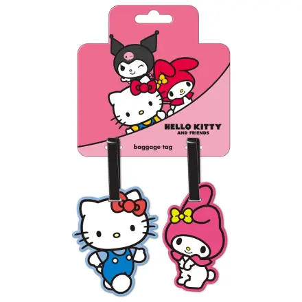 Hello Kitty & My Melody Set Etichete Bagaje (2 buc) poza produsului
