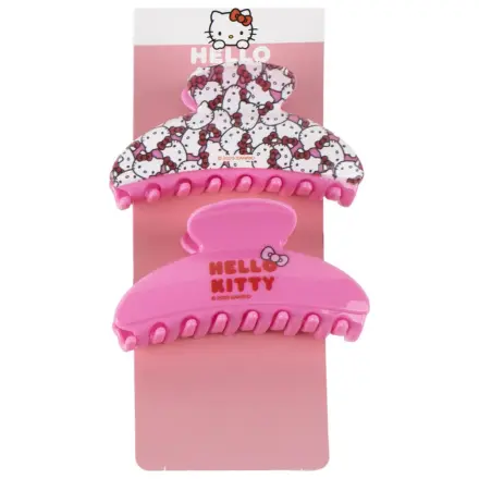 Hello Kitty Pink Hair Clip Set, 2 bucati poza produsului