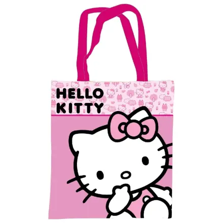 Hello Kitty Pink Canvas Geantă de cumpărături, Tote Bag 44 cm poza produsului