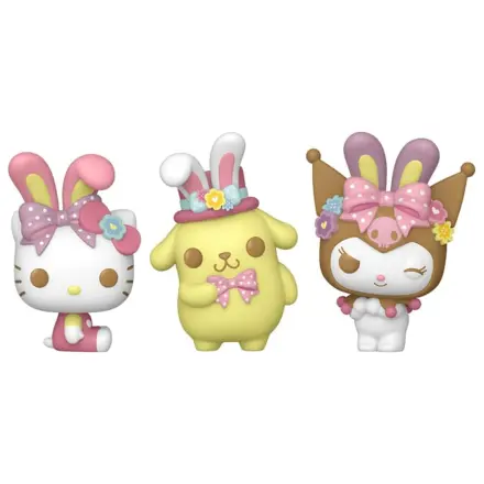 Hello Kitty Pocket Funko POP! Figurina de Vinil Easter Egg 3-Pack HK 4 cm poza produsului