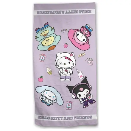 Hello Kitty Prosop de Plaja 100% Bumbac 90x170cm poza produsului