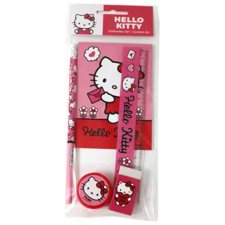 Hello Kitty Sweetheart Set de papetărie 5 bucăți poza produsului