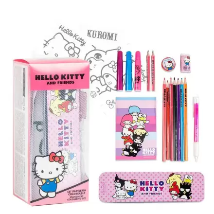 Hello Kitty set de papetărie de colorat poza produsului