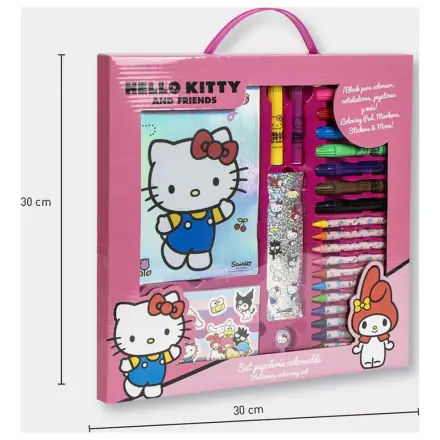 Hello Kitty set de papetărie de colorat poza produsului