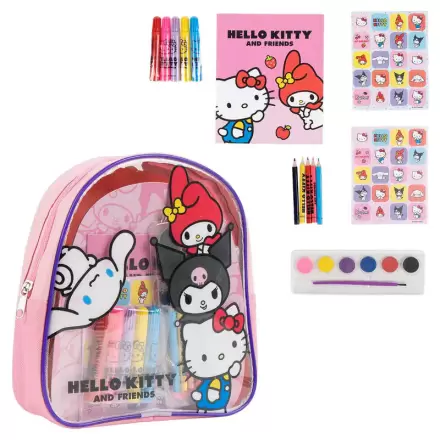 Hello Kitty rucsac set papetărie termékfotója