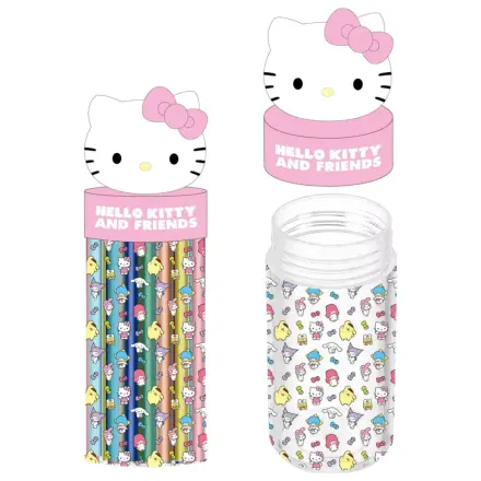 Hello Kitty Pink set de 18 carioci în suport 3D poza produsului
