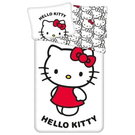 Hello Kitty Husă albă de plapumă poza produsului