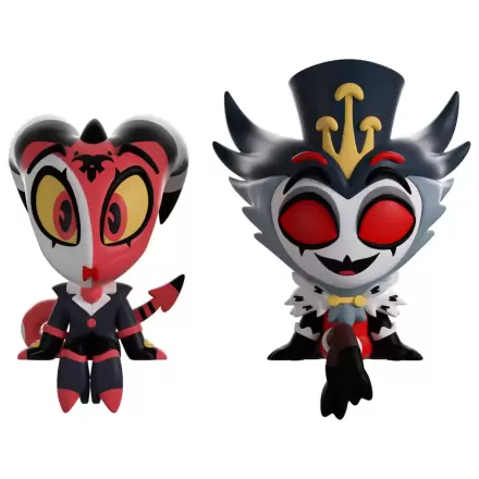 Figurine de vinil Helluva Boss Blitzo si Stolas Monitor Buddiez poza produsului