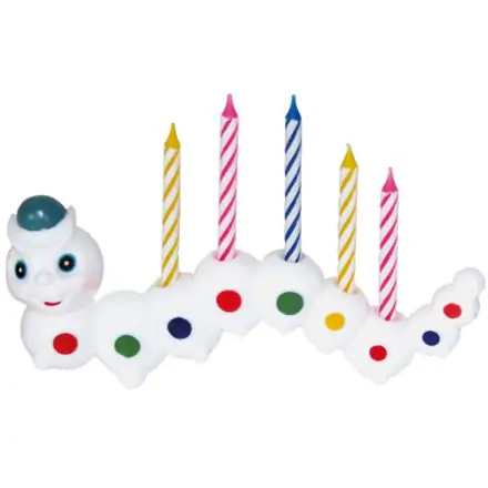 Caterpillar Colorful Candle Set 9 bucăți poza produsului