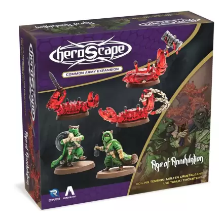 Heroscape Extensie Armata Boiling Tension: Molten Crustaceans & Tanuki Tricksters English Version poza produsului