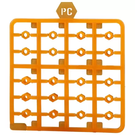 Hexa Gear Set de Accesorii Model Plastic 1/24 Ex Unit 002 Hexa G-R.A.M Orange Ver. poza produsului