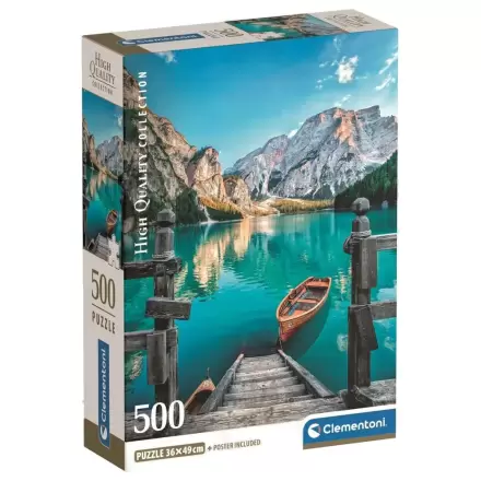 Puzzle Lacul Braies de Înaltă Calitate 500 piese poza produsului