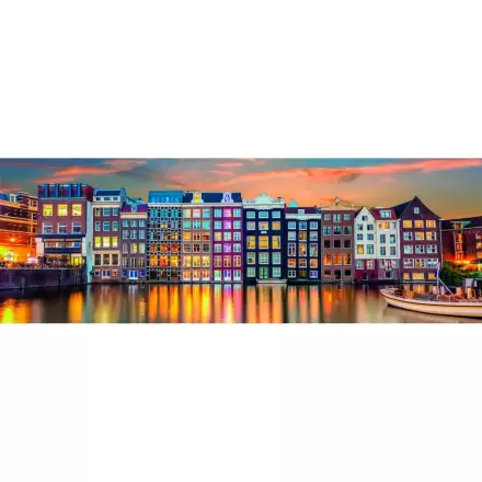 Puzzle Panoramă Amsterdam Luminoasă de Înaltă Calitate 1000 piese termékfotója