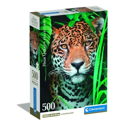 Puzzle Jaguar de înaltă calitate în junglă 500 piese termékfotója