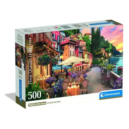 Puzzle Lacul Como de înaltă calitate 500 piese termékfotója