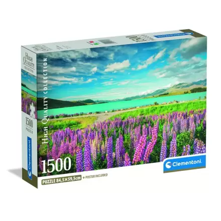 Puzzle de înaltă calitate Lupins la Lacul Tekapo 1500 piese termékfotója