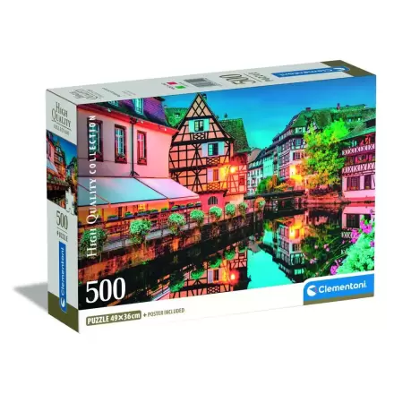 Puzzle de înaltă calitate Orașul Vechi Strasbourg 500 piese termékfotója