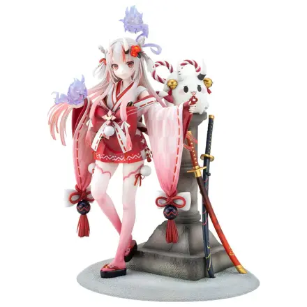 Hololive Production Statuie din PVC 1/7 Nakiri Ayame Shrine Maiden Fortune Outfit Ver. 26 cm poza produsului